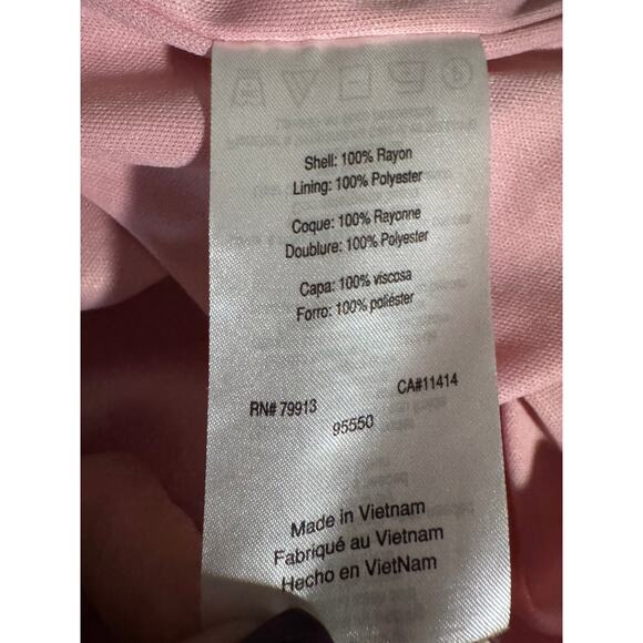 Motherhood Maternity Pink Floral Wrap Maxi Dress Size S - Picture 7 of 8